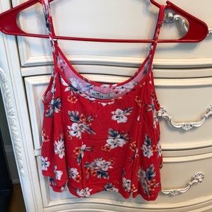 Hollister floral tank top
